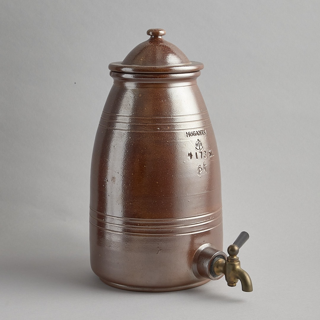 Krus med tappkran Höganäs 4 L