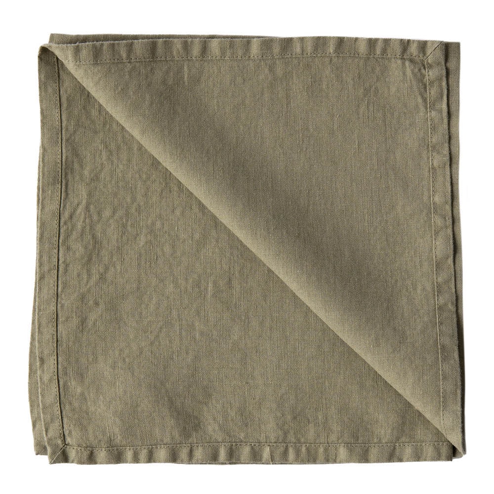 Lin Servett 45x45 cm Olive