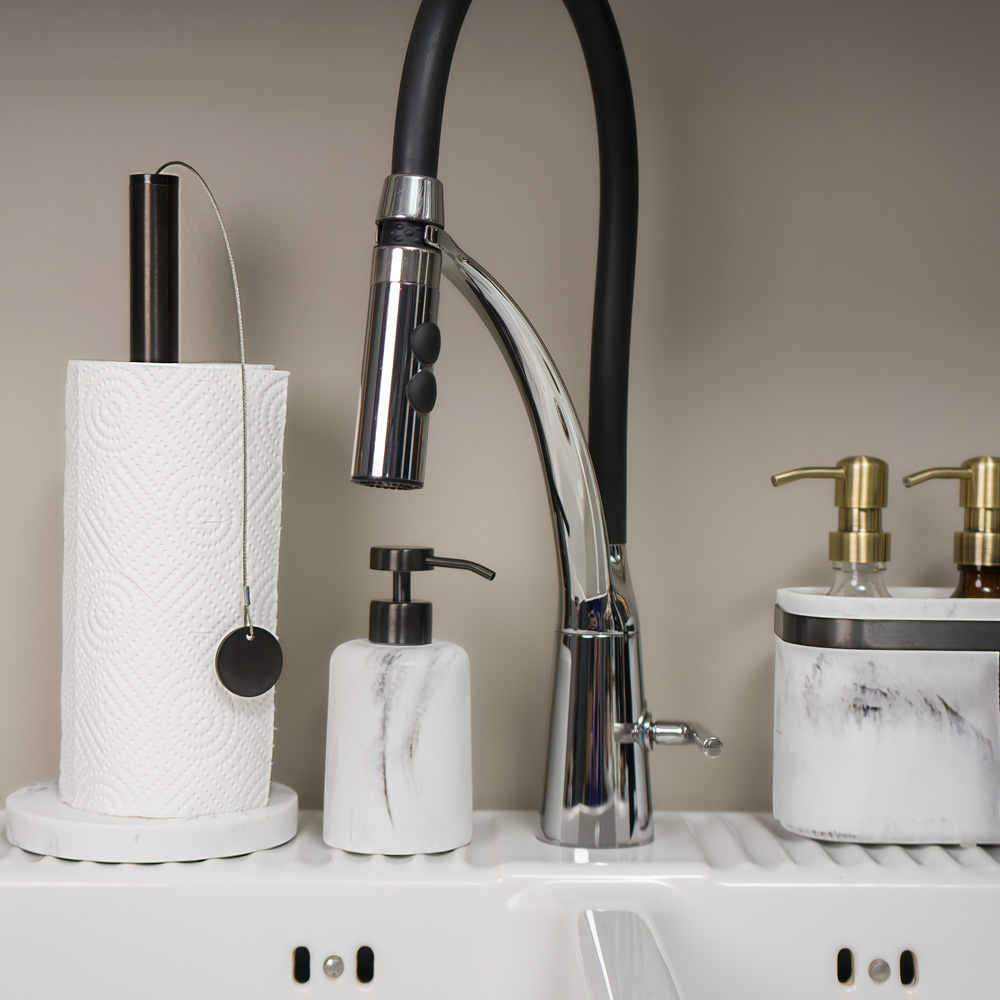 Spring Hushållspappershållare 15 cm Vit