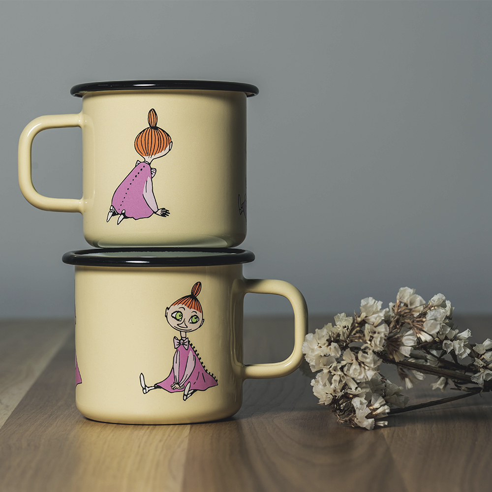 Mumin Emaljmugg Mymlan 37 cl Gul