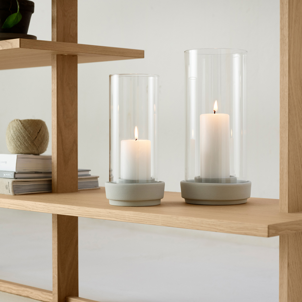 Stelton Hurricane Ljuslykta 28.5 cm Sand