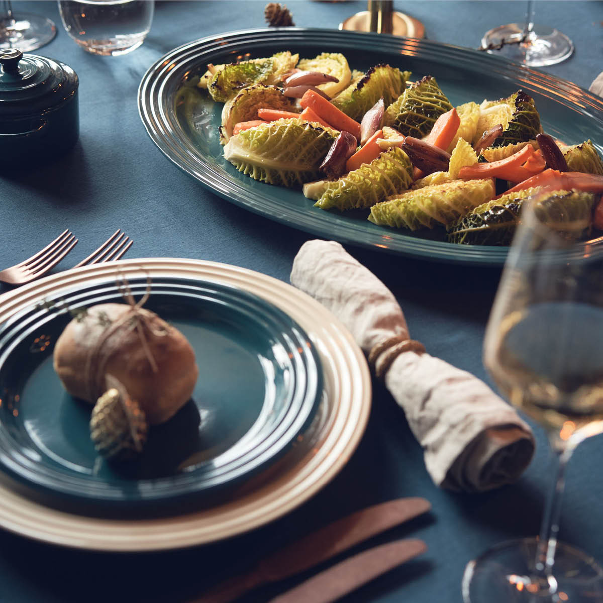 Signature Tallrik 22 cm Deep Teal