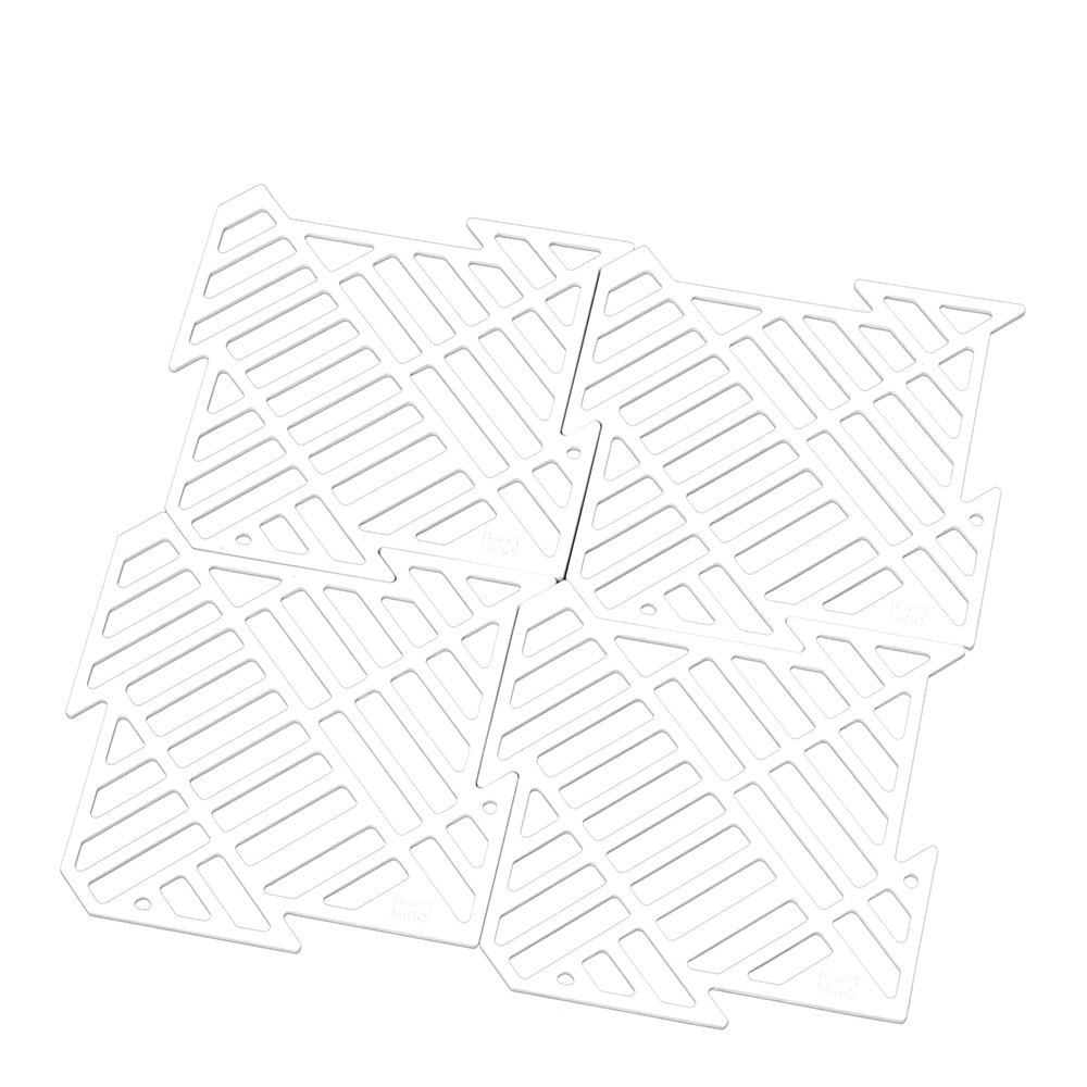 Happy Diskho-skydd Puzzle 4 delar Vit