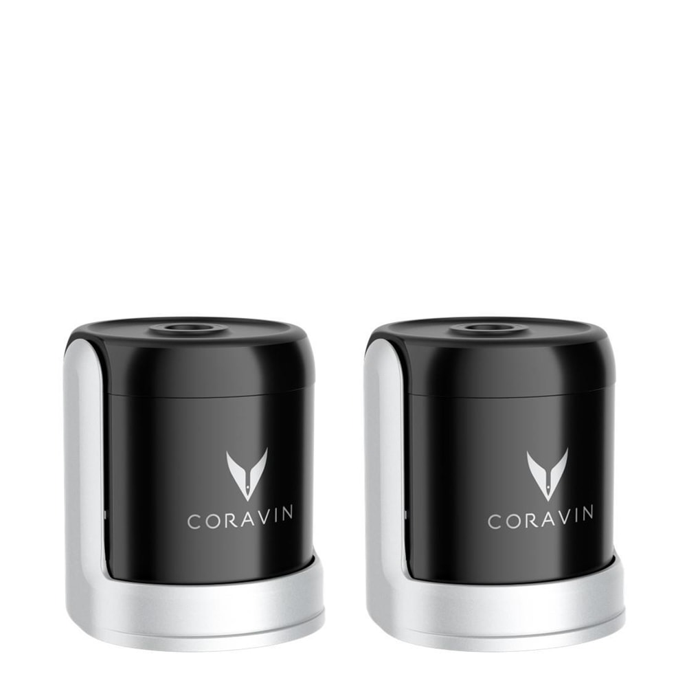 Förslutare till Champagneflaska 2-pack Svart