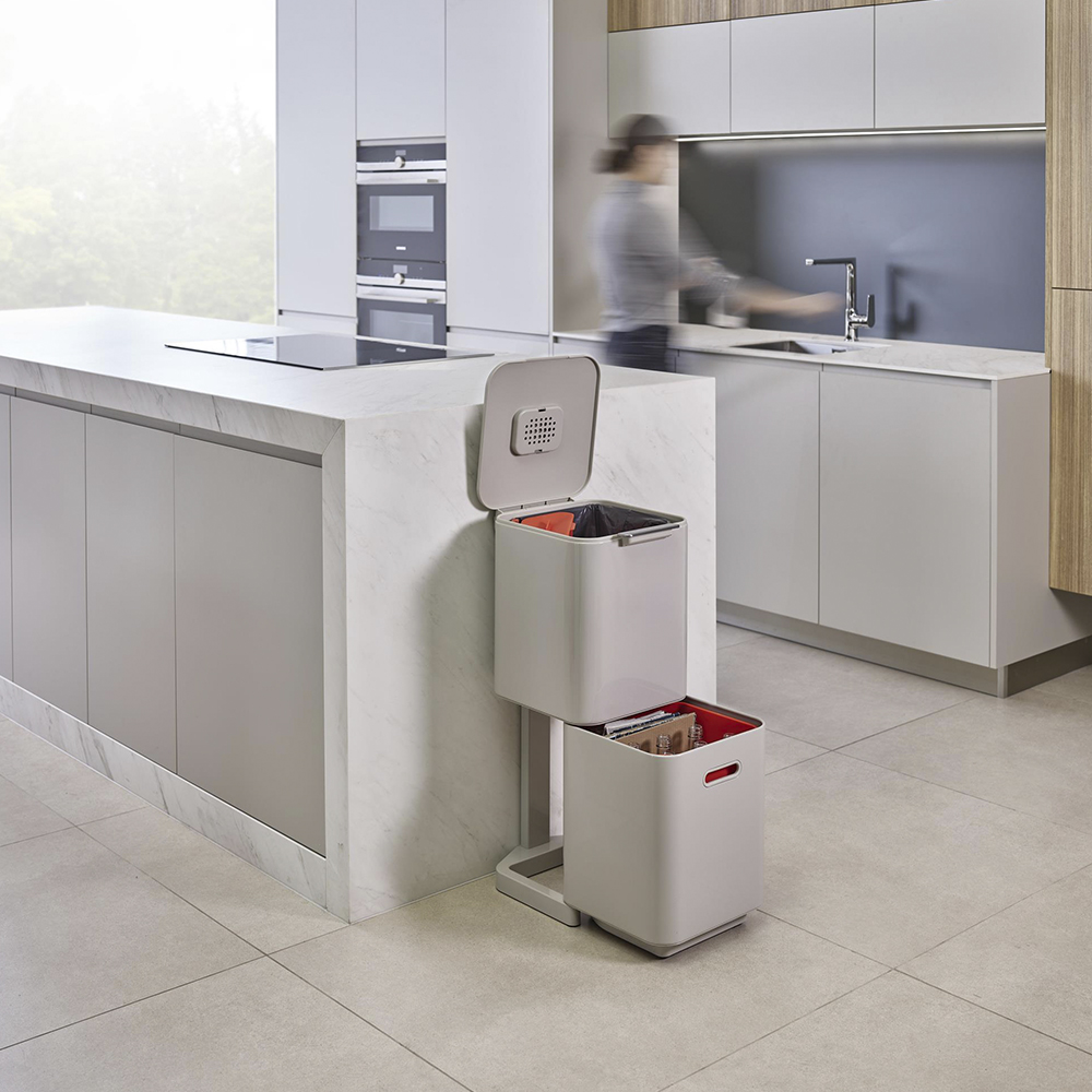 Totem Compact Avfallsbehållare 40L Vit