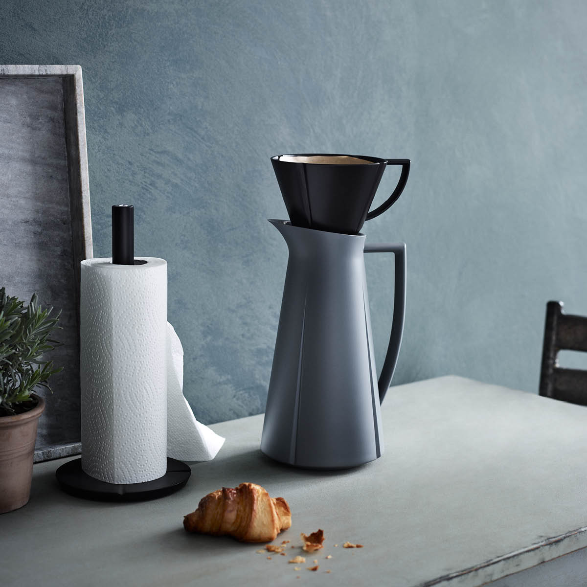 Grand cru Köksrullehållare Svart