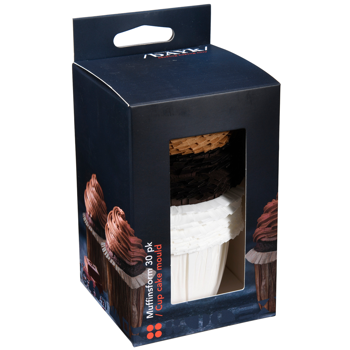 bAYk Muffinsform 8x5 cm 30-pack Mulit