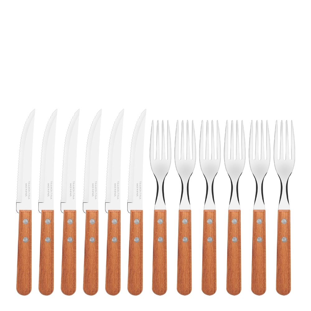 Churrasco Grillbestick 12 delar Jatoba-trä