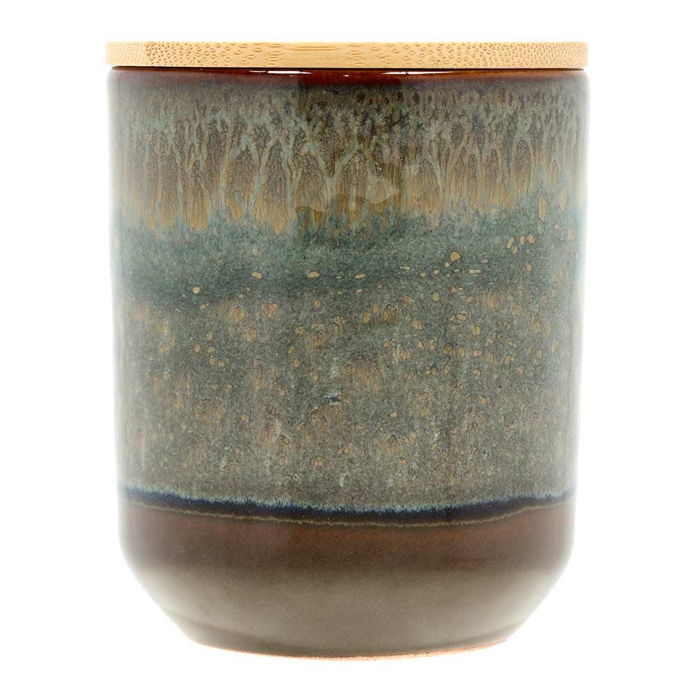 Iris Doftljus 8x9,5 cm Brun/Grön