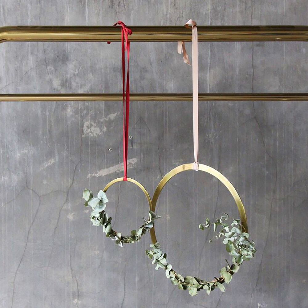 Wreath Krans 20 cm Mässing