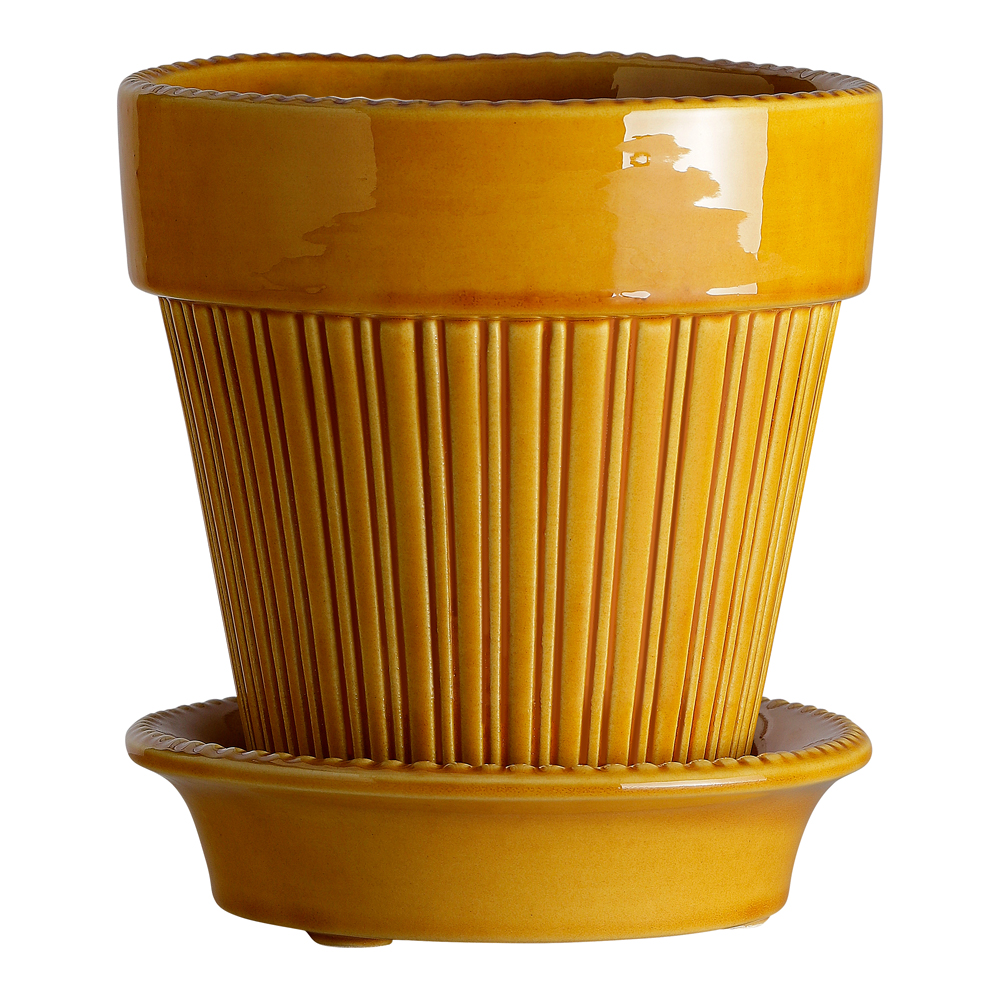 Simona Kruka/Fat 18 cm Gul amber