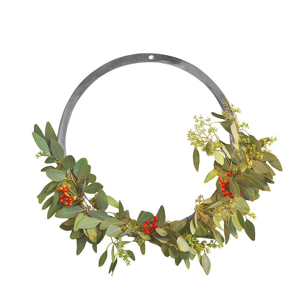 Wreath Krans 40 cm Rostfri