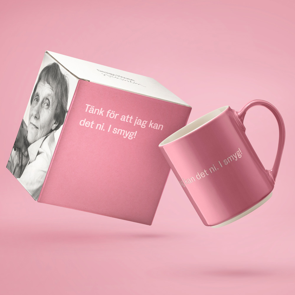 Astrid Lindgren Mugg Rosa Tänk för att jag kan