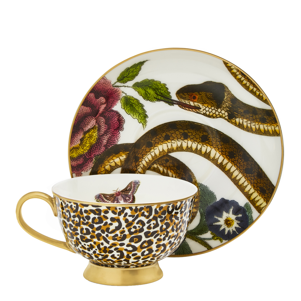 Creatures of Curiosity Tekopp med fat 20 cl White/Leo