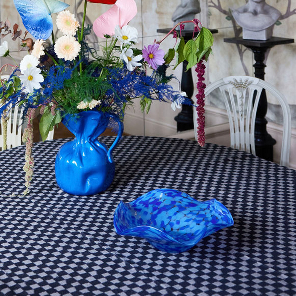 Cia Skål Böljande 30,5x30,5x11 cm Multi blå