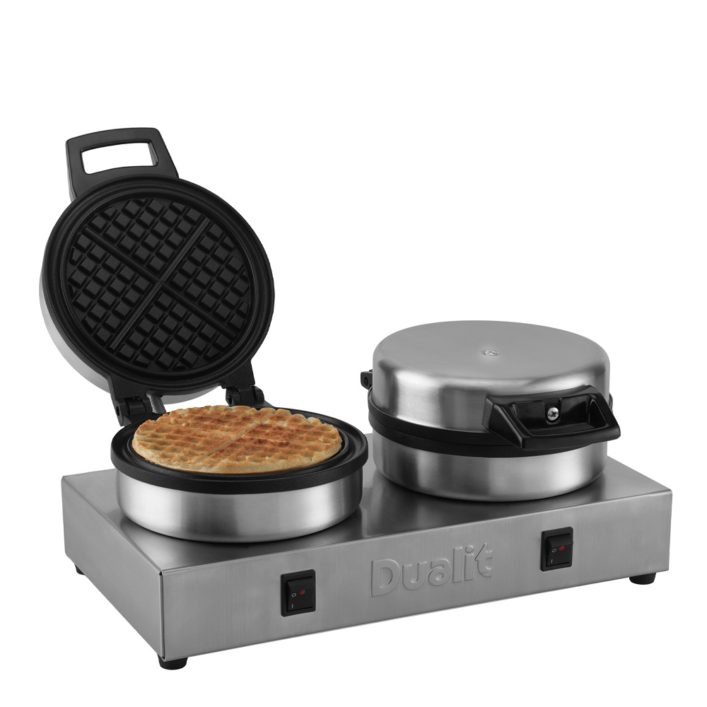 Våffeljärn 2 Laggar Borstad Rostfrittstål