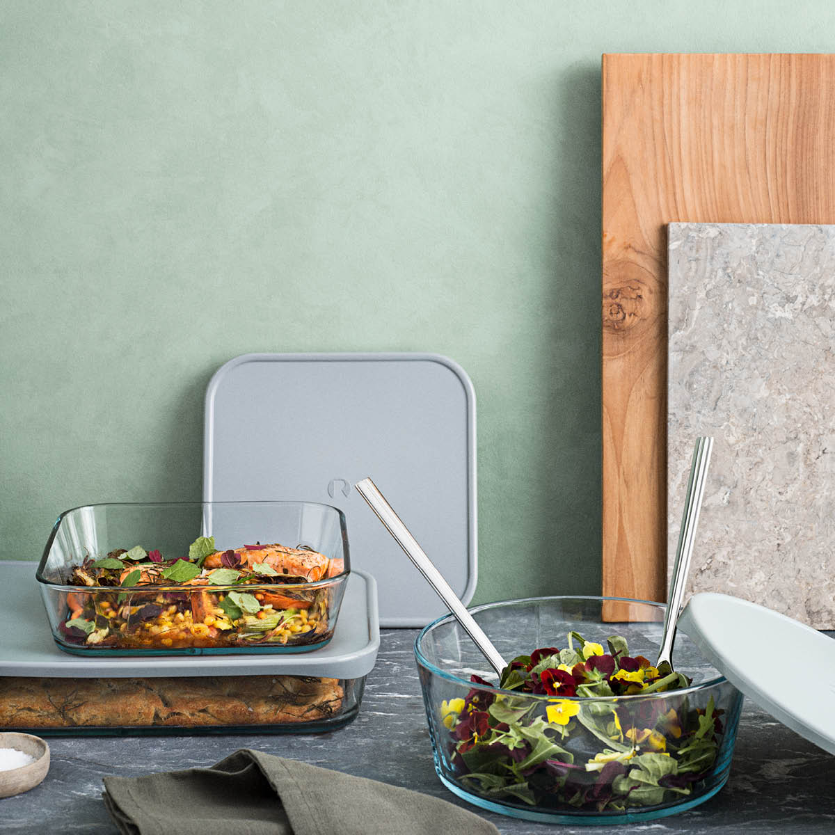 Grand cru Lock Till Skål ?24,5 cm Grå