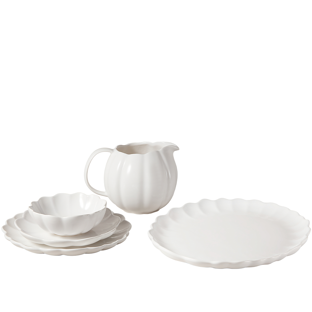 Lotus Skål 16 cm OffWhite