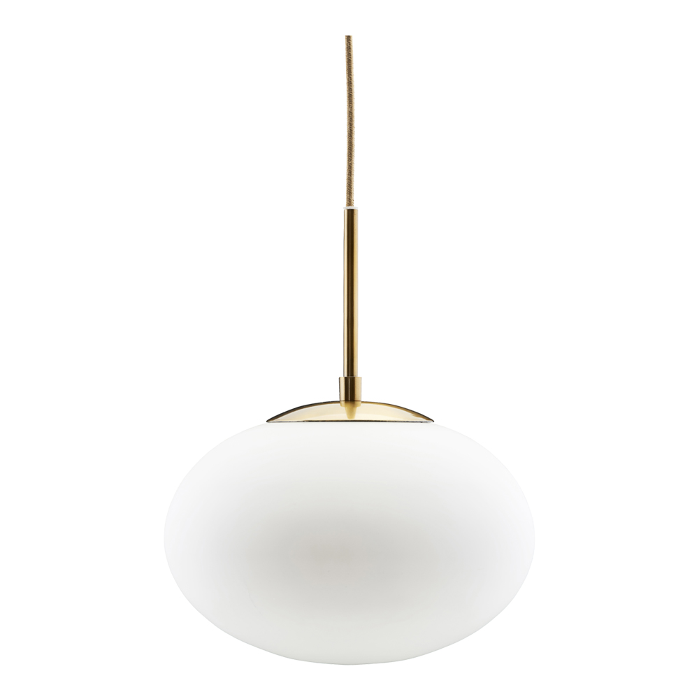 Molecular Taklampa Vit Glas/Mässing