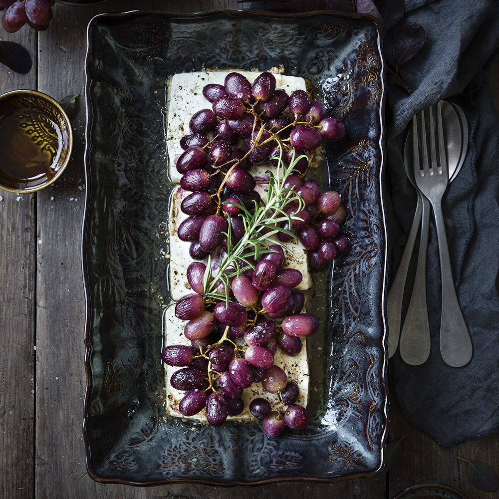 Arabesque Serveringsfat 23x15 cm Fig