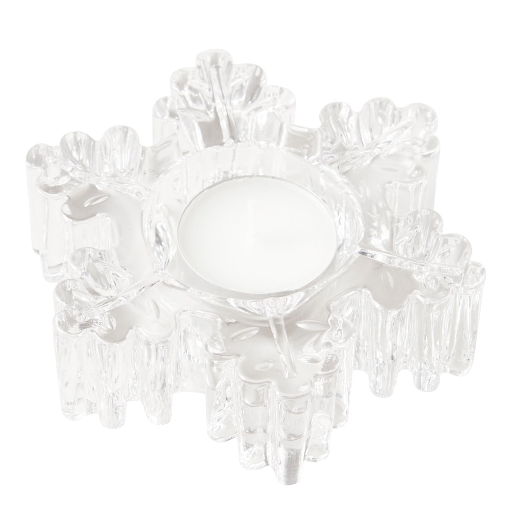 Ljuslykta Snowflake Klar