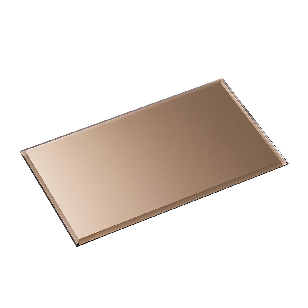 Stoff Nagel Glasbricka Rektangulär Brun