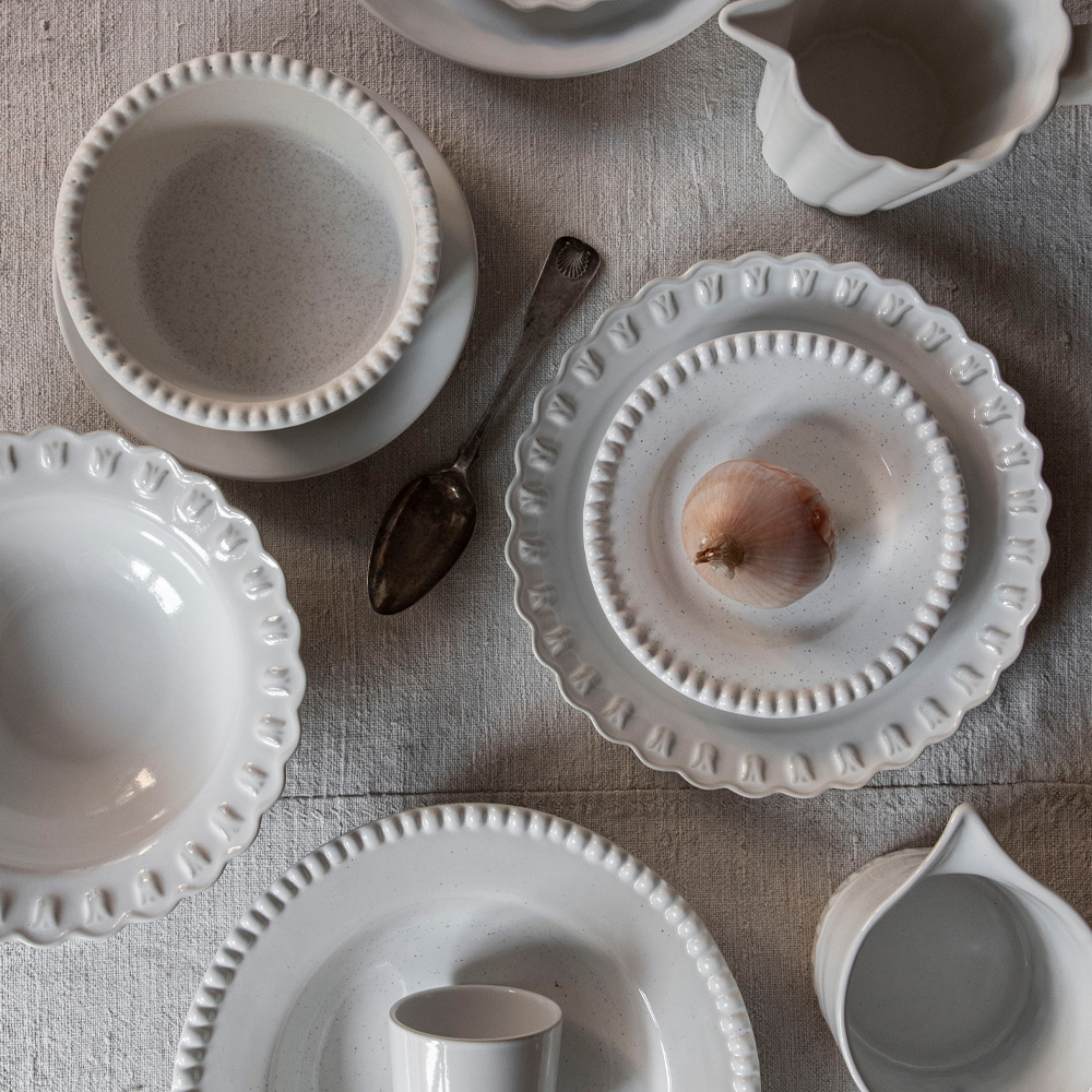 Tulipa Tallrik 26 cm Vit