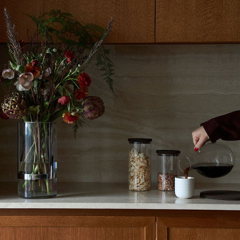 Nature Förvaringsburk 1 L Klar/Brun