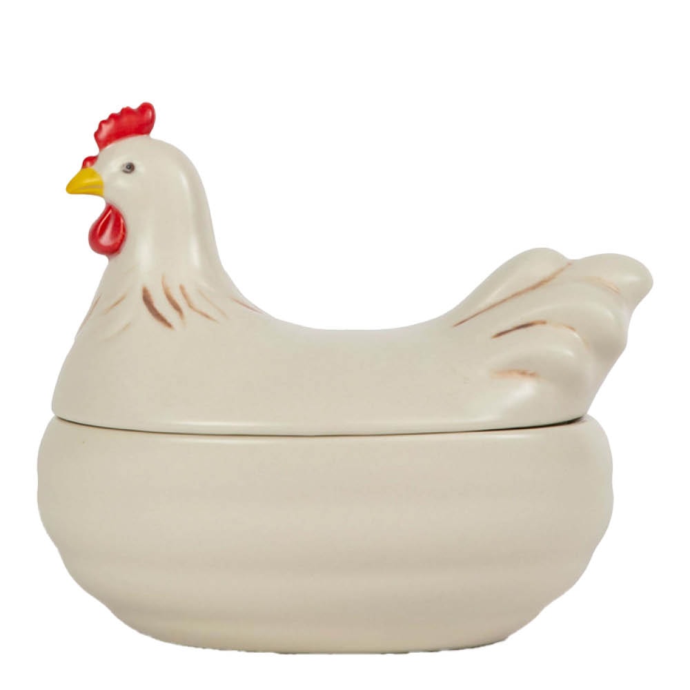 Ellen Skål med lock 16 cm Höna