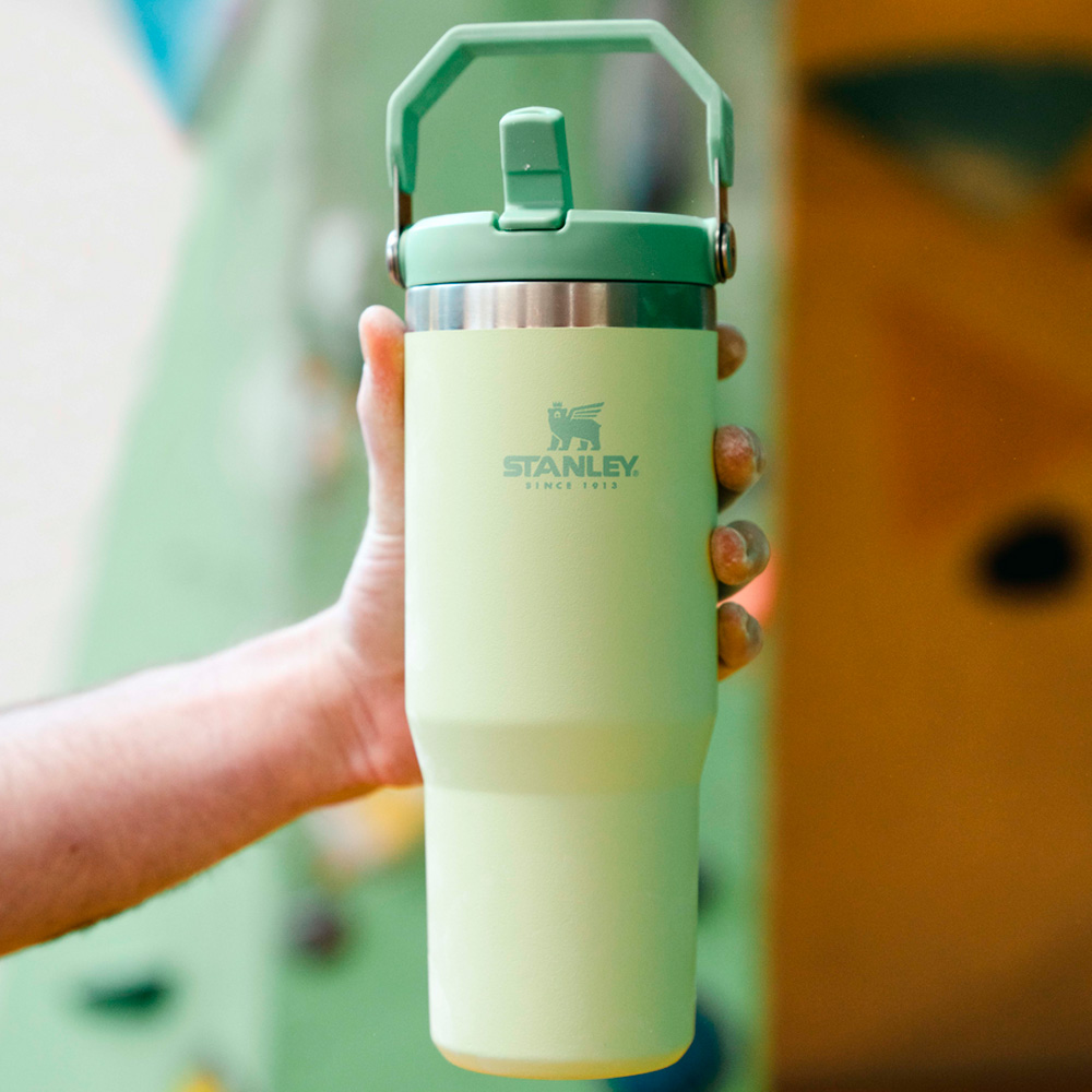 Iceflow Flip Straw Tumbler Termosflaska 0,89 L Grön