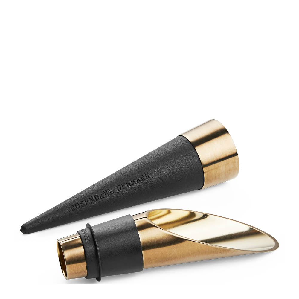 Grand Cru Vinkork och Hällpip Svart/patinerat stål 2-pack