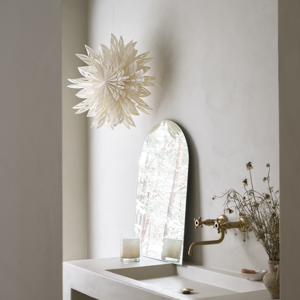 Siv Julstjärna 60cm Vit