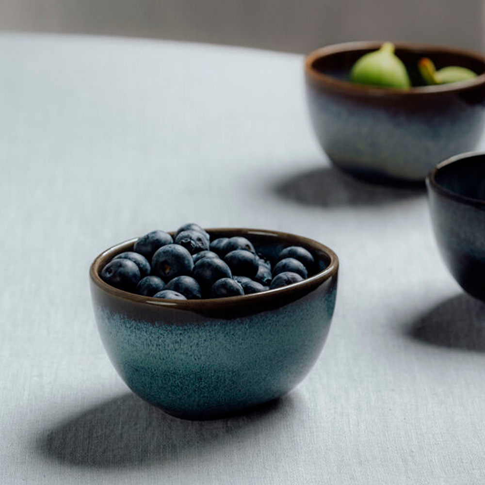 Lave Glace Dipp skål 10 cm Turkos