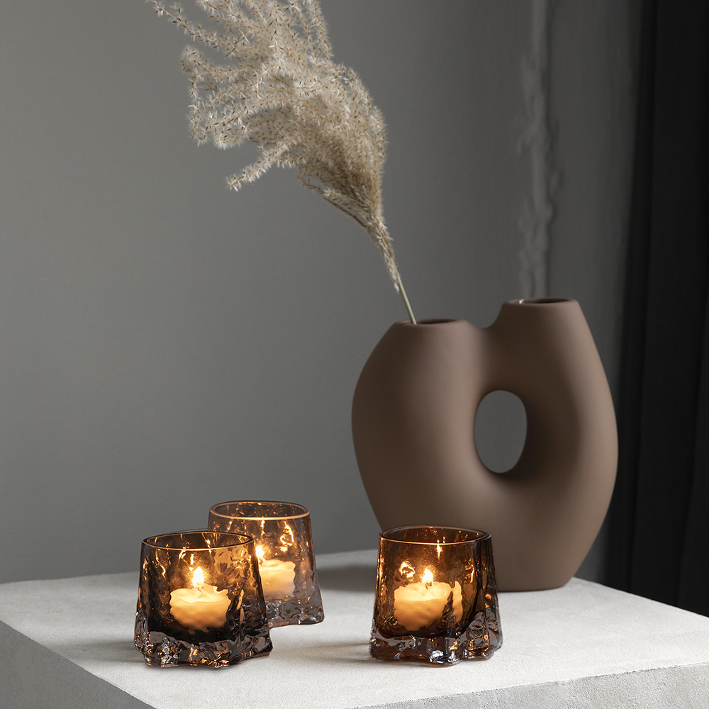 Gry Värmeljushållare Konjak