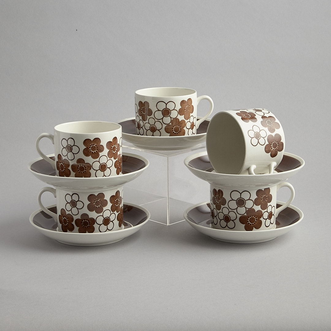 Anemon 5 koppar med fat