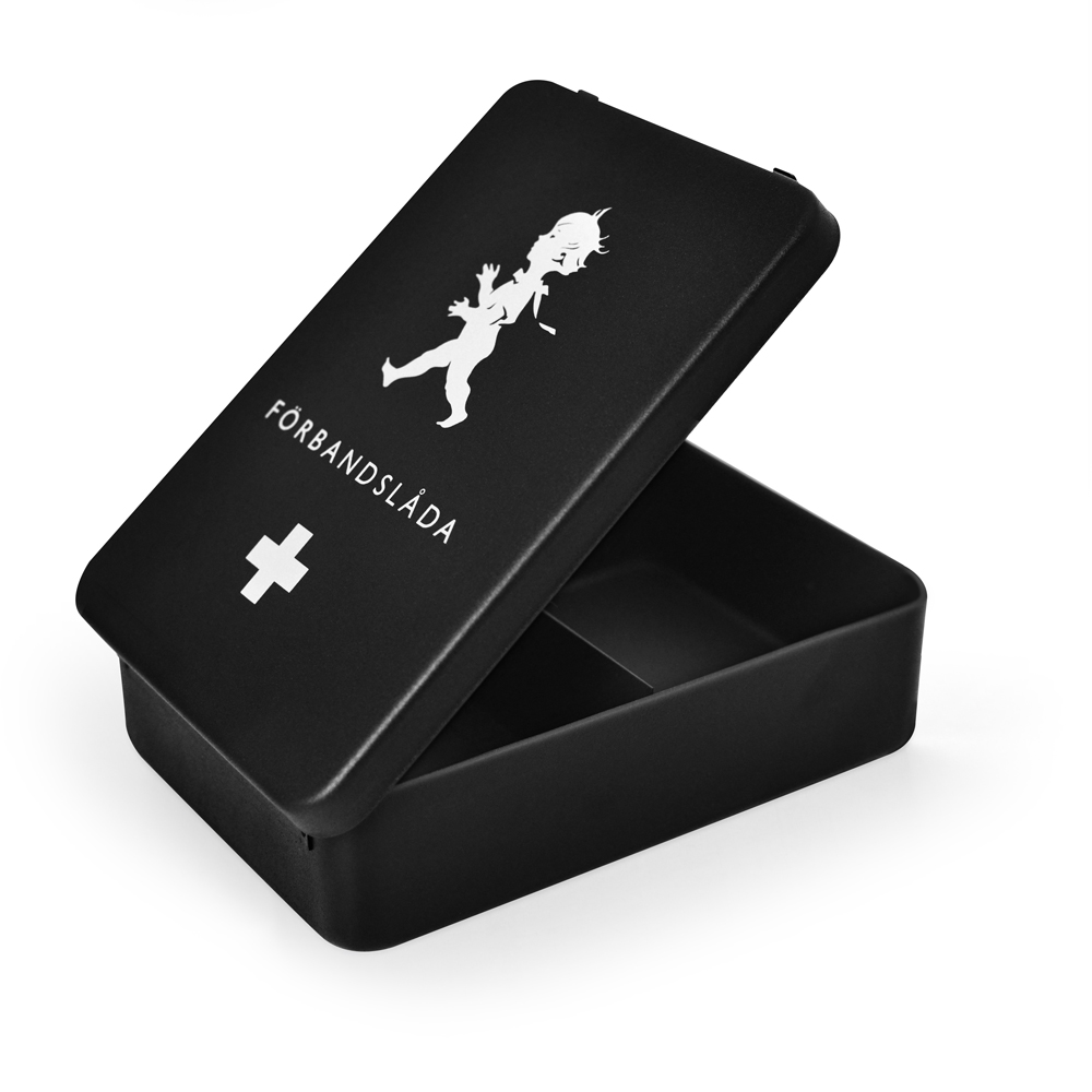 Förbandslåda / Medicinskåp Svart