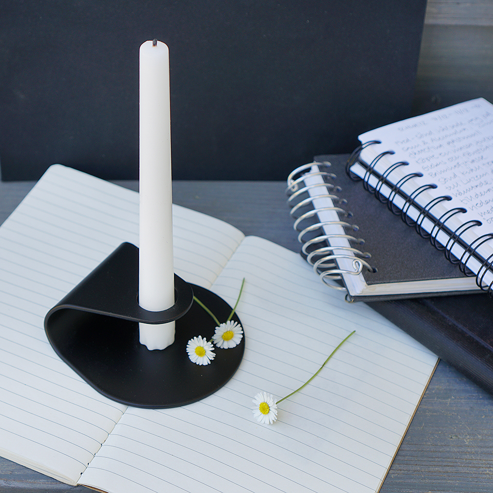 Nightlight Ljusstake 10 cm Svart