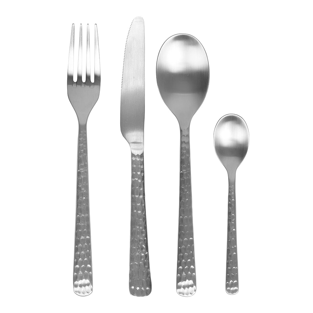Hune Bestickset 16 delar Rostfri hamrad