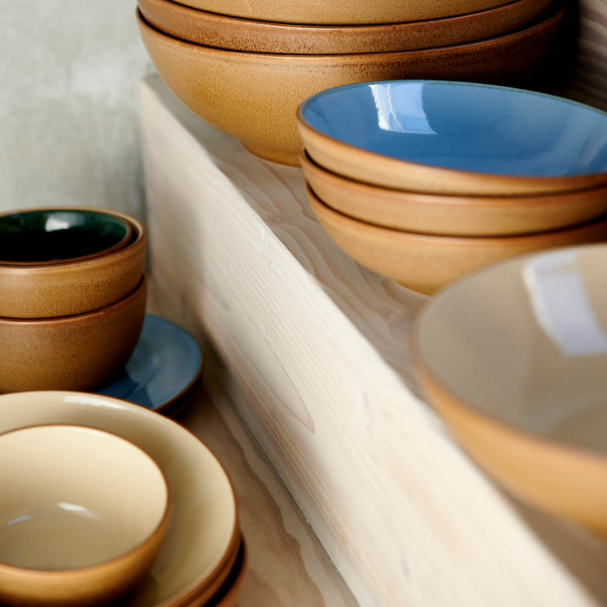 BITZ Salladsskål 30 cm Wood/Sand