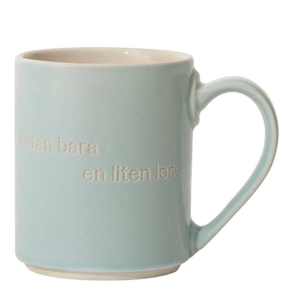 Astrid Lindgren Mugg Mintgrön Annars är man ingen människa