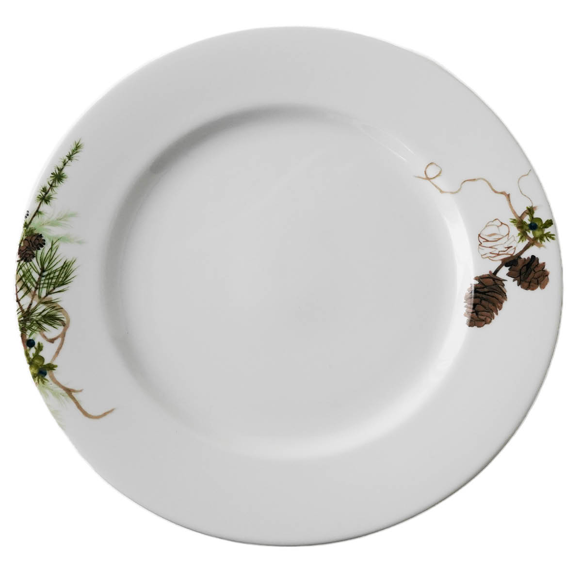 Nostalgi Tallrik 27 cm Vit/Gr&ouml;n