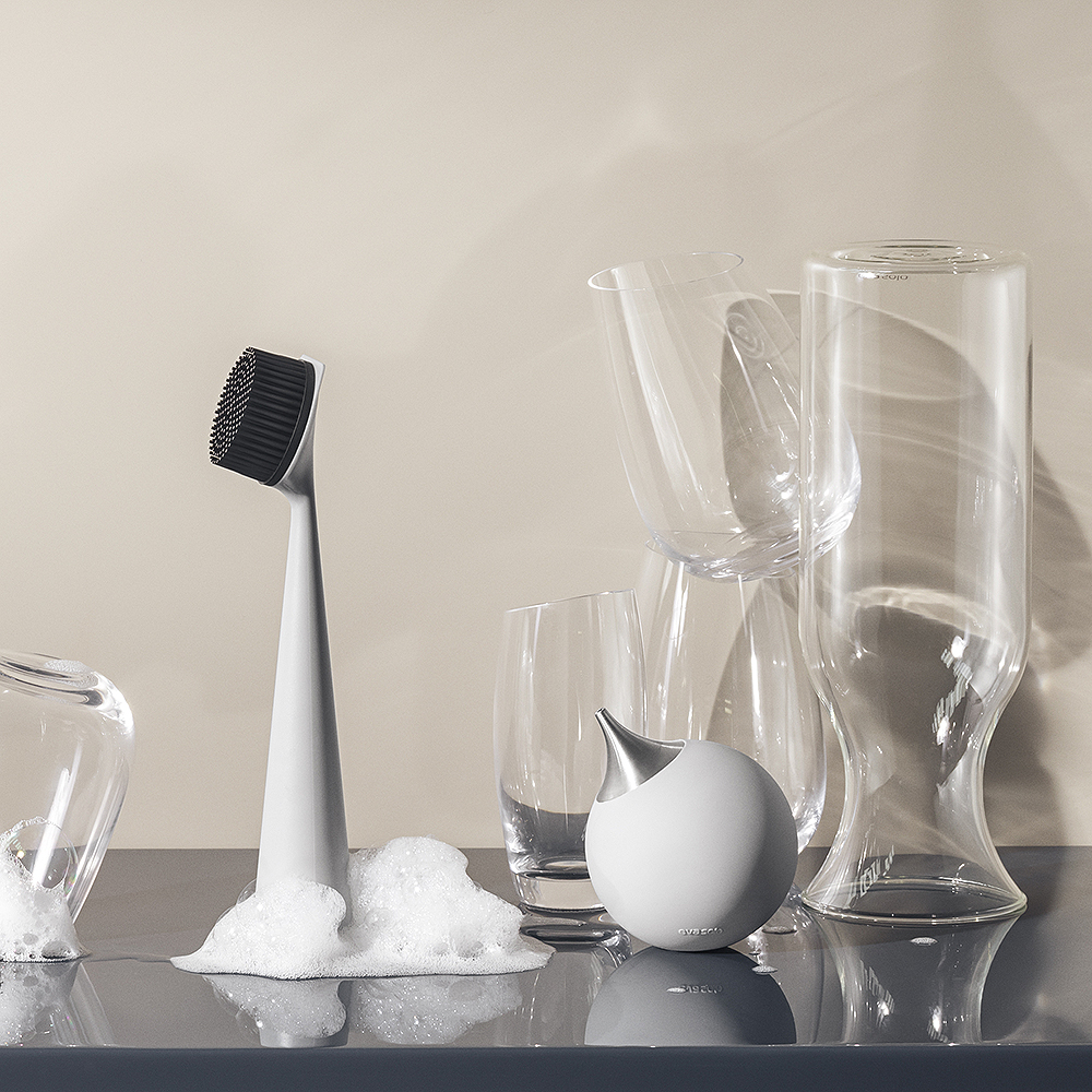 Tvålbehållare Silikon Mörkgrå