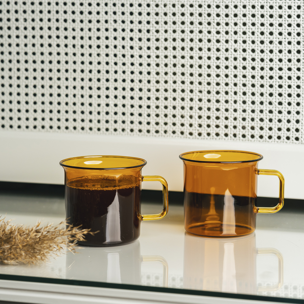 The Mug Glasmugg 3,5 dl Bärnsten