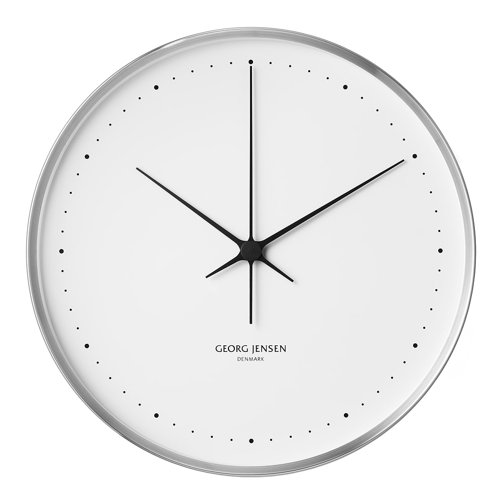 Henning Koppel Klocka 40 cm Vit/Rostfri