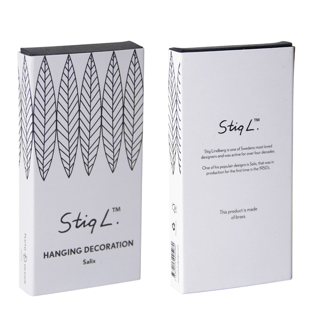 Hänge Salix 1,9x9x0,5 cm Mässing