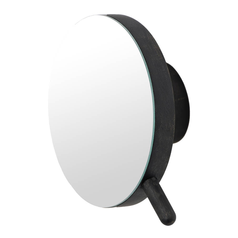 Magnify Mirror Förstorande Väggspegel 18 cm Mörk Ek