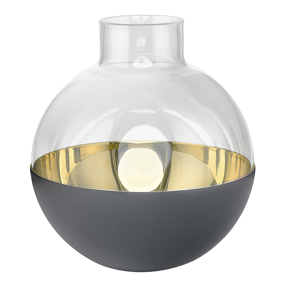 Pomme Vas/Lykta 15 cm Grå/Mässing