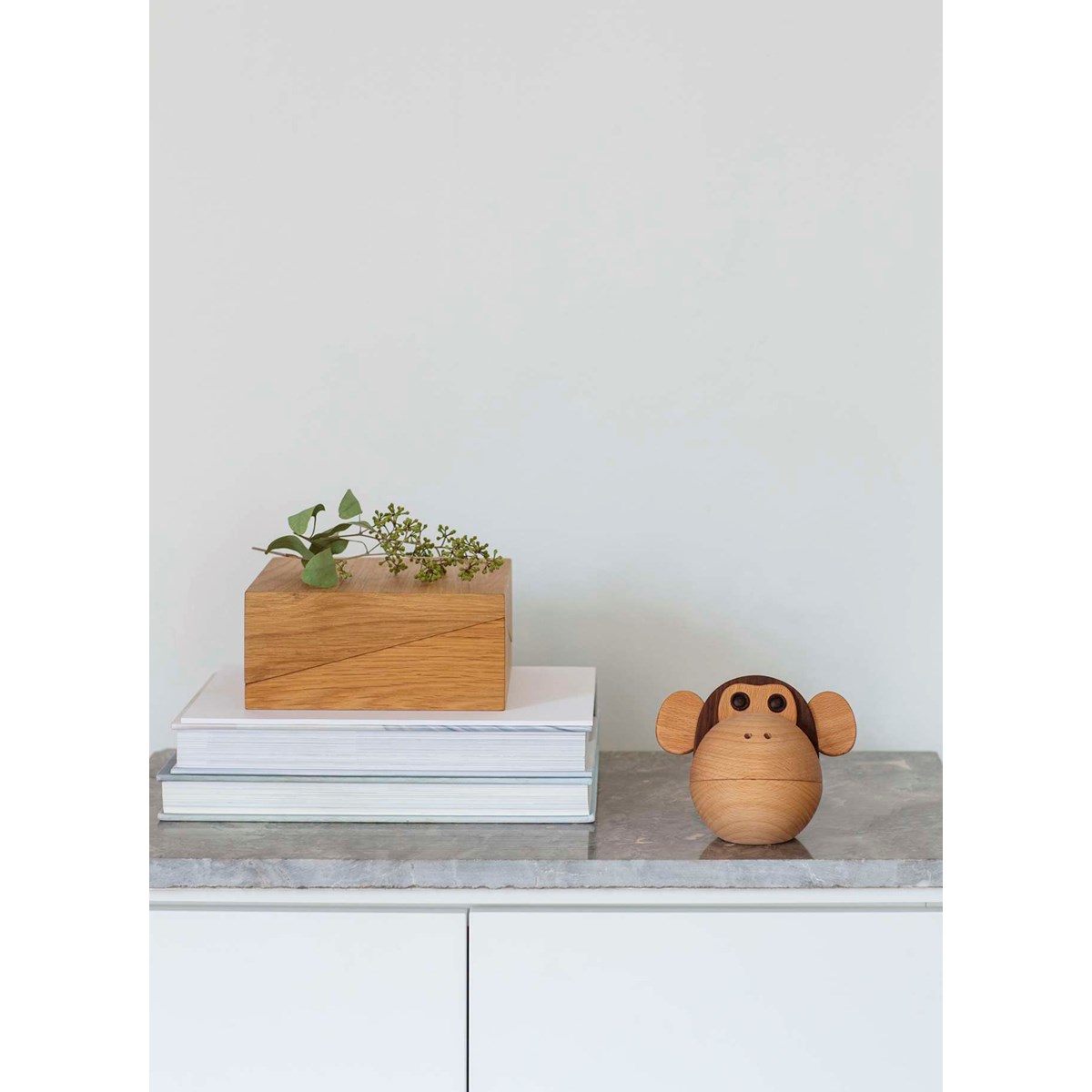 Sk&aring;l Monkey 17x14 cm Bok/Valn&ouml;t