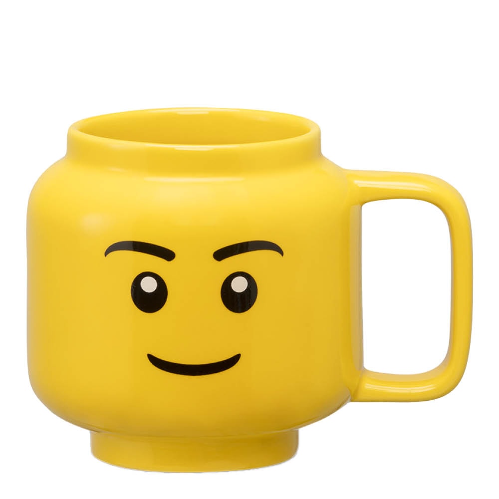 Mugg lego figur 25,5 cl Gul