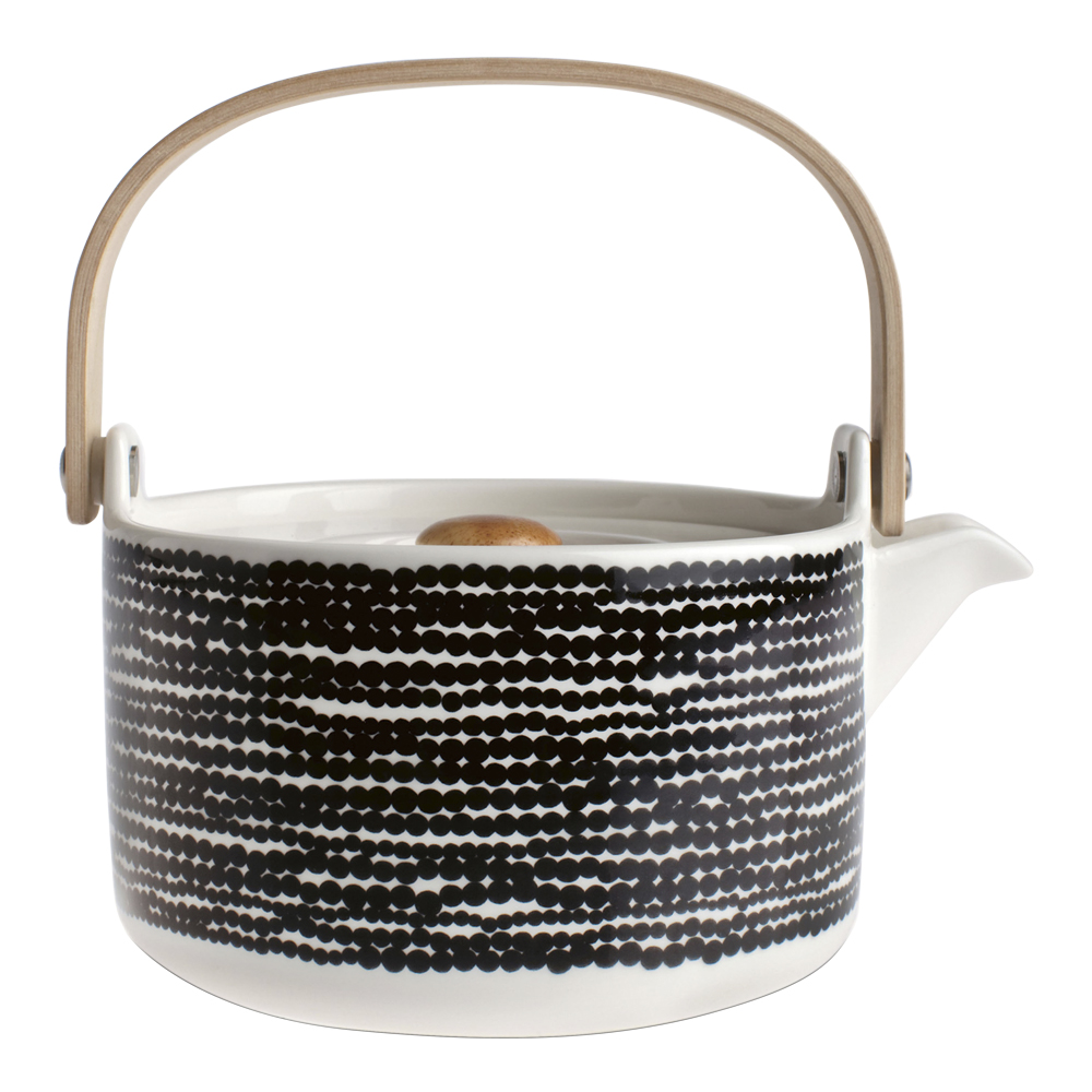 Räsymatto Tekanna Svart liten prick 70 cl